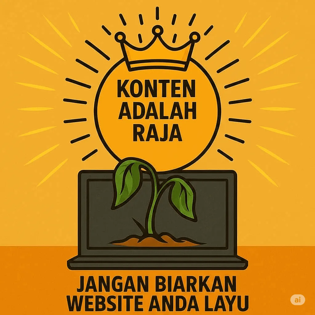 Ilustrasi Pentingnya Konten Website