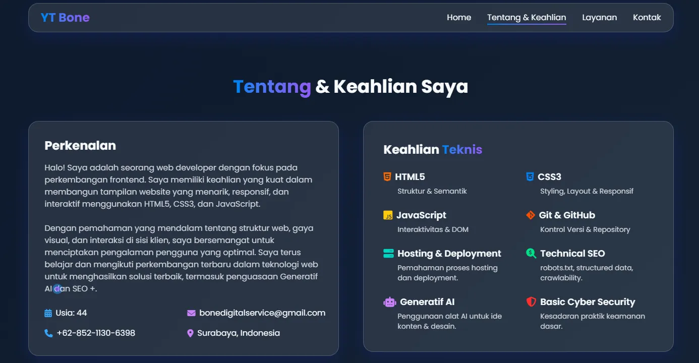 Website Portofolio Mr. Bone